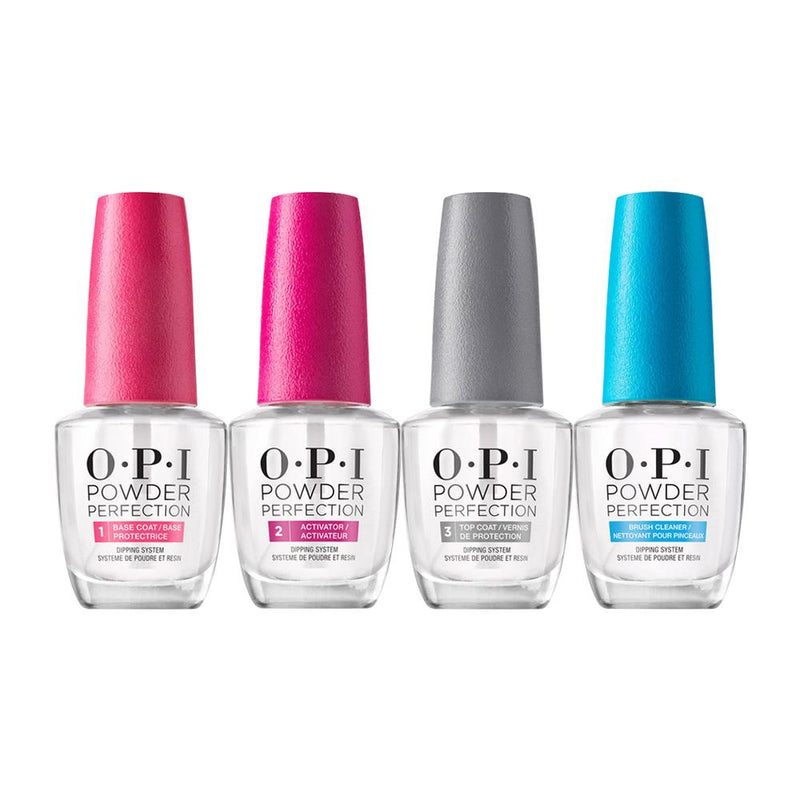 OPI Dipping Essentials Kit - Base, Activator, Top, Cleaner - 0.5 oz