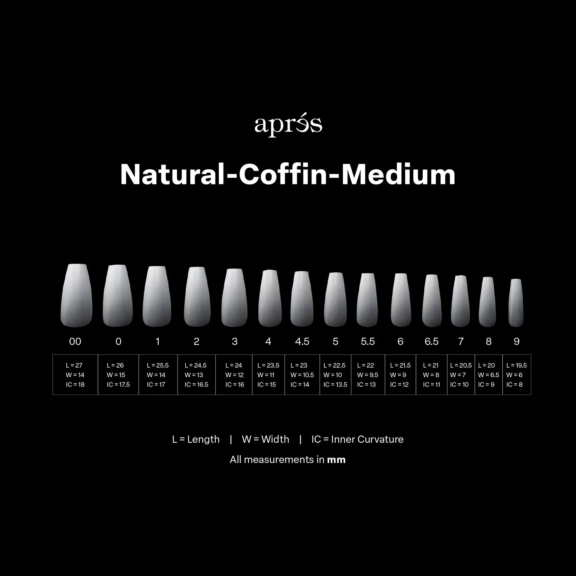 Apres Gel-X Ombre Tips  - Natural Coffin Medium