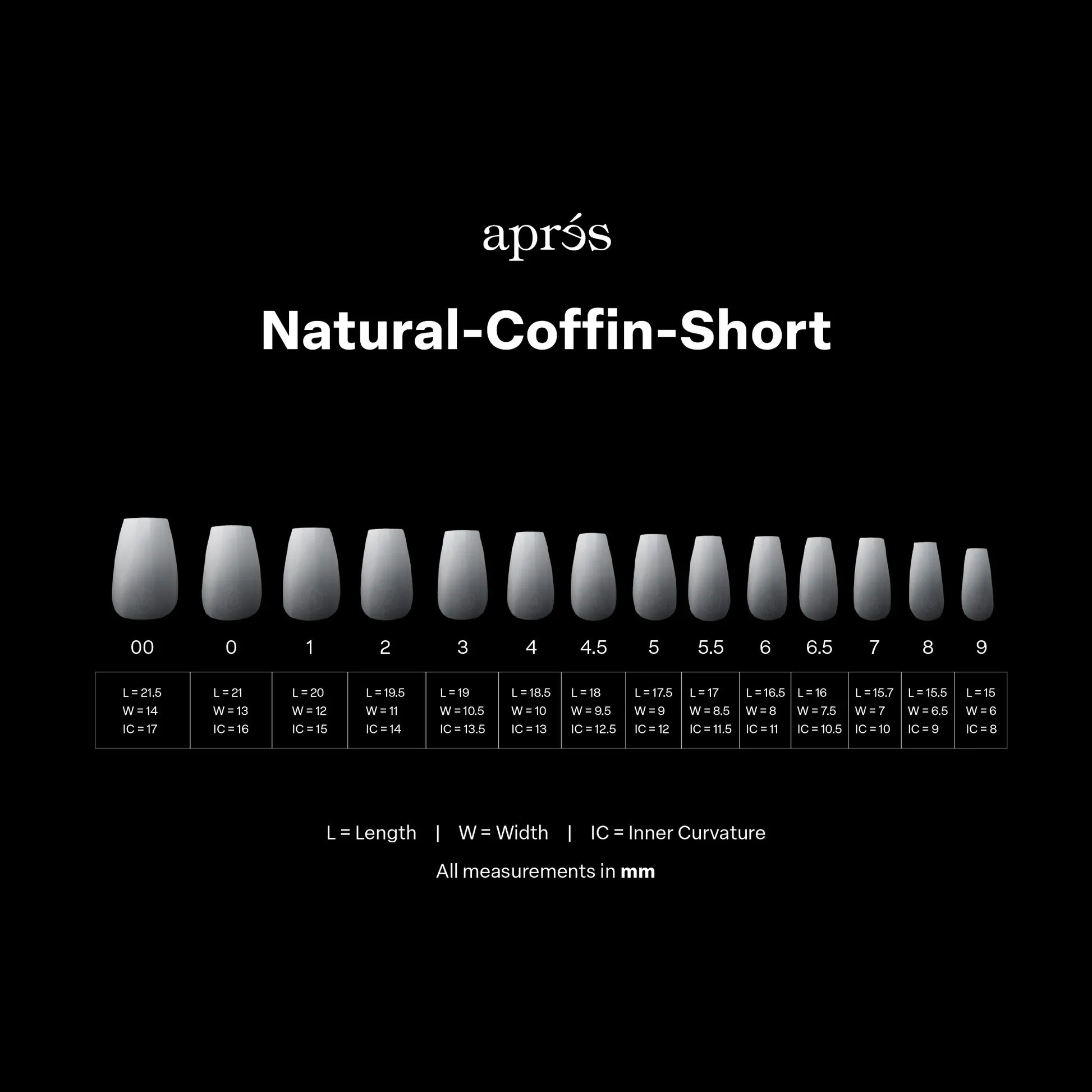 Apres Gel-X Ombre Tips  - Natural Coffin Short