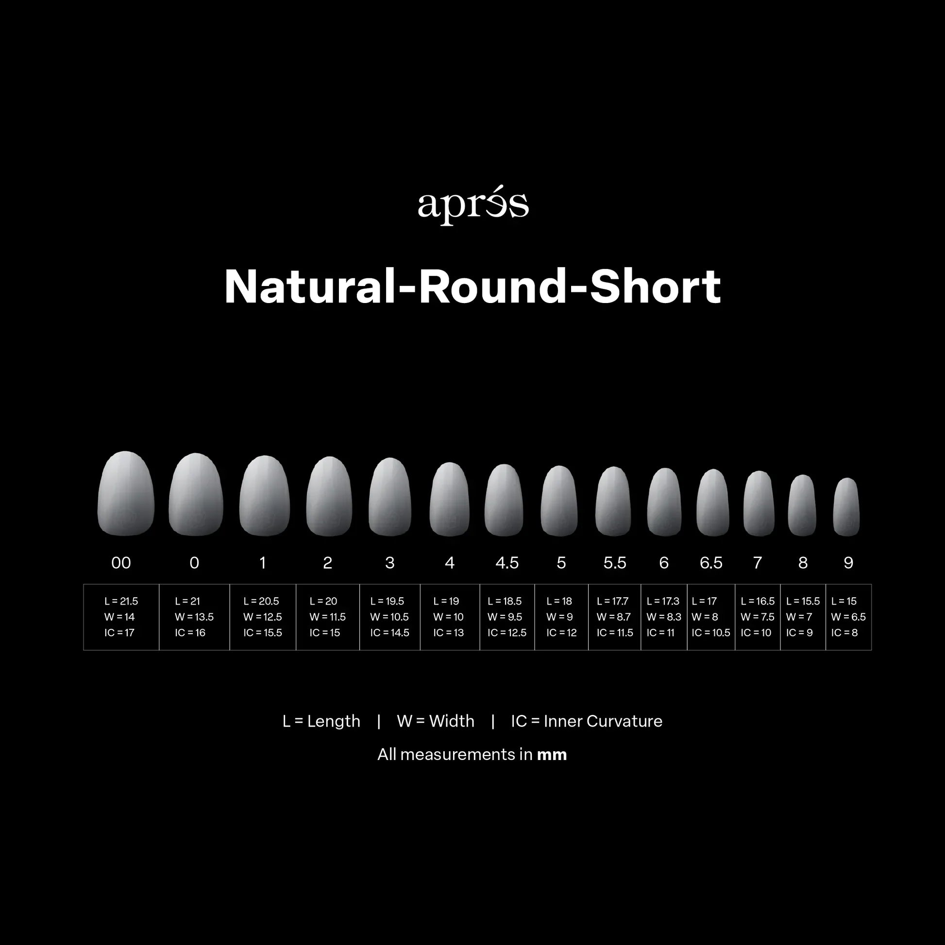 Apres Gel-X Ombre Tips  - Natural Round Short