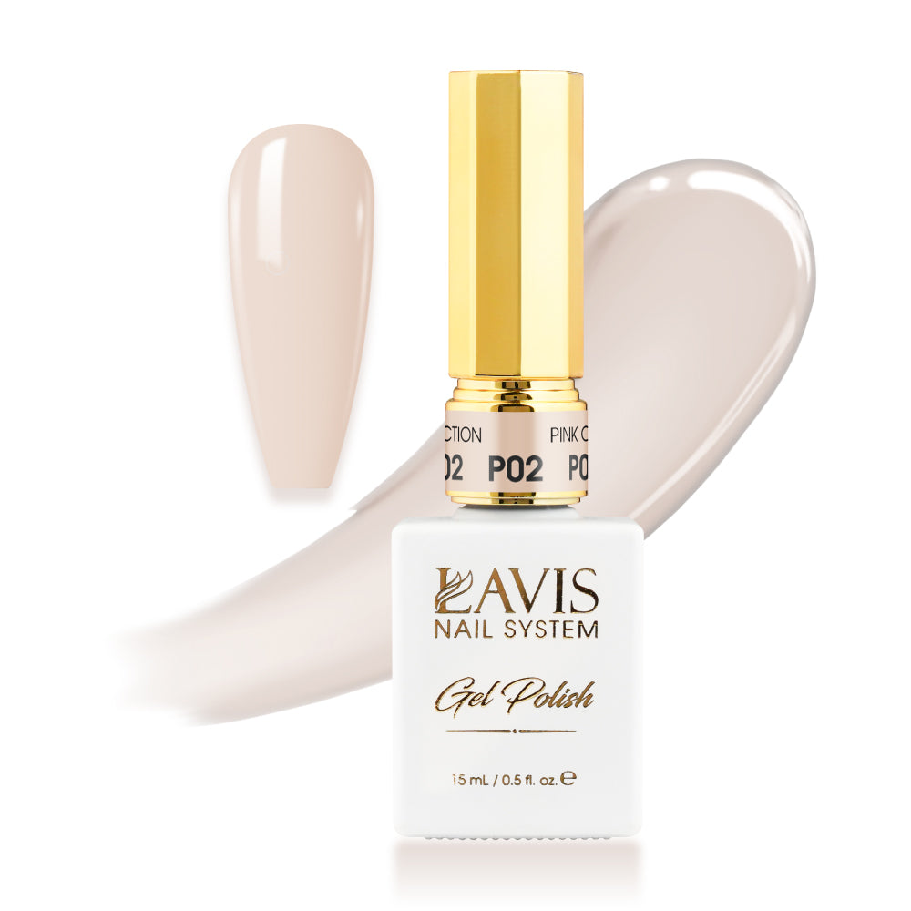 LAVIS P02 - Gel Polish 0.5oz - Pink Collection