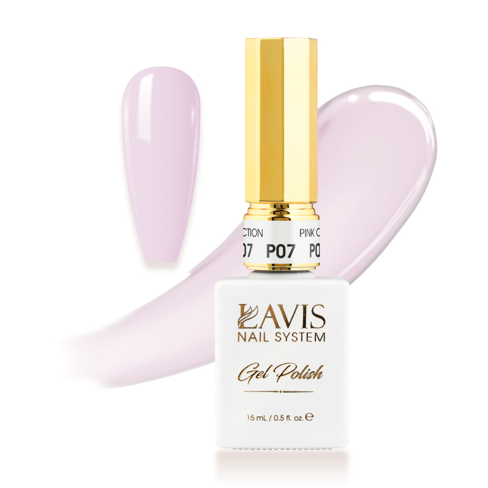 LAVIS P07 - Gel Polish 0.5oz - Pink Collection