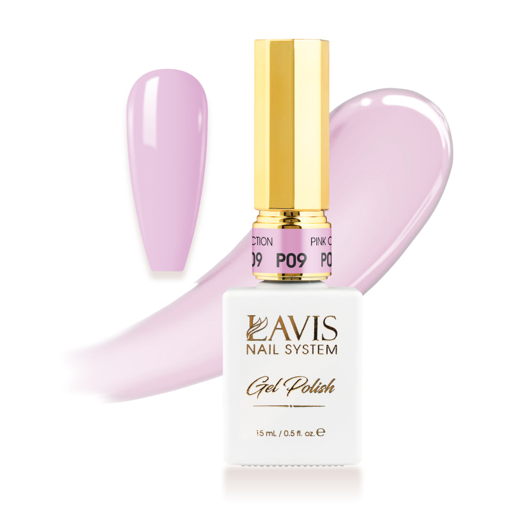 LAVIS P09 - Gel Polish 0.5oz - Pink Collection