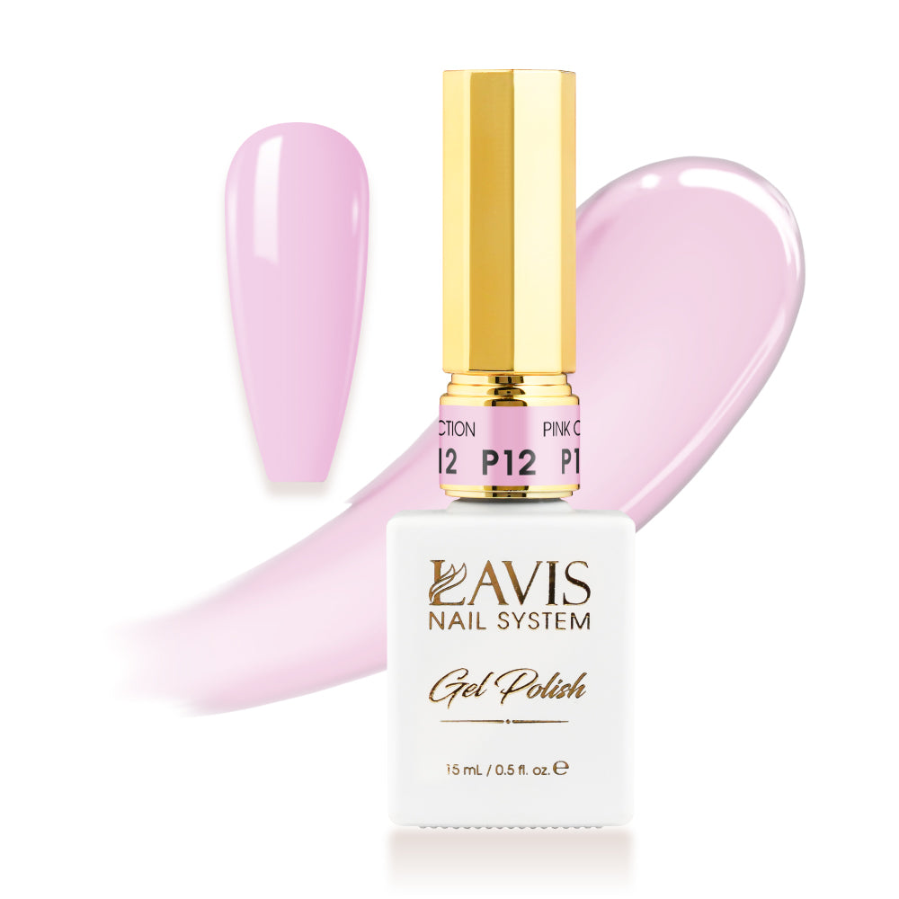 LAVIS Gel P12 Pink & White Collection