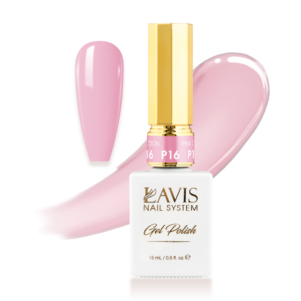 LAVIS P16 - Gel Polish 0.5oz - Pink Collection