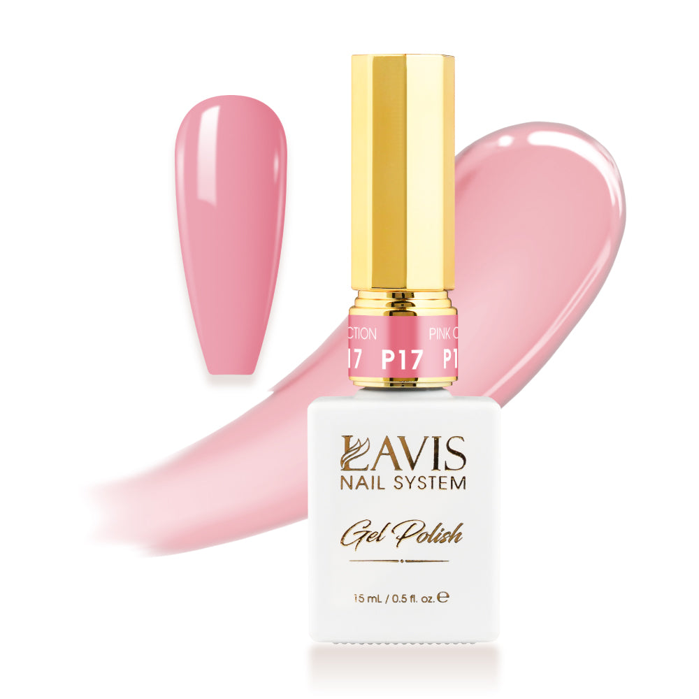 LAVIS P17 - Gel Polish 0.5oz - Pink Collection