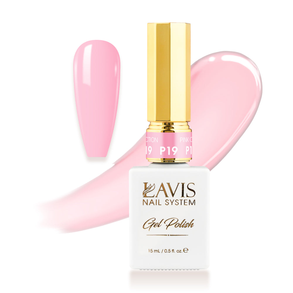 LAVIS P19 - Gel Polish 0.5oz - Pink Collection