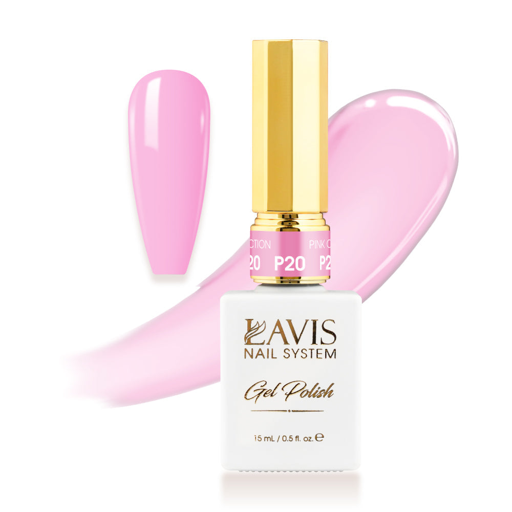 LAVIS P20 - Gel Polish 0.5oz - Pink Collection