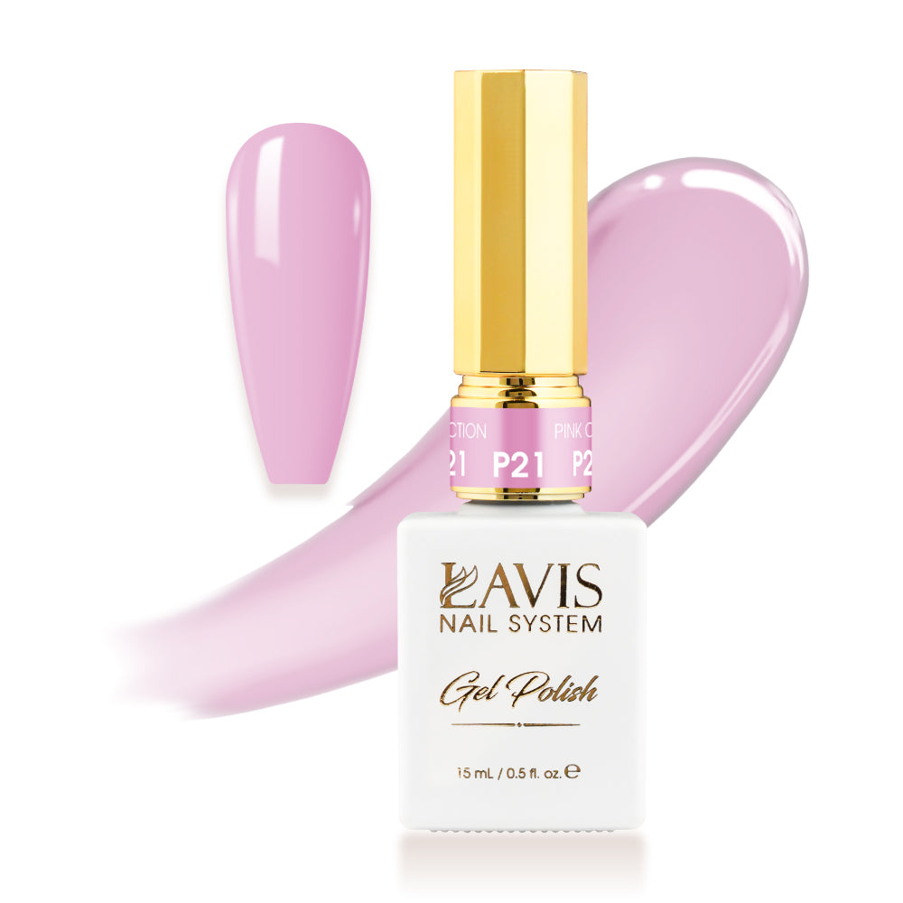 LAVIS P21 - Gel Polish 0.5oz - Pink Collection