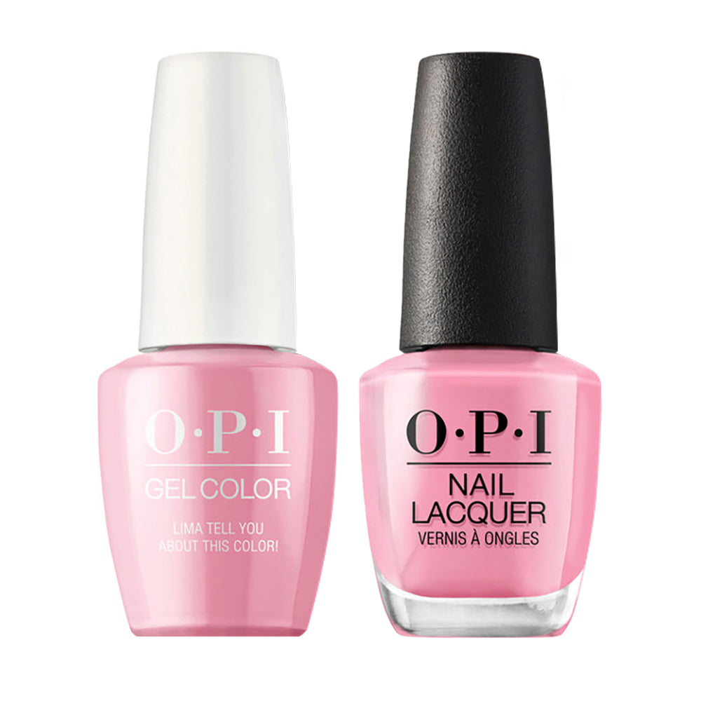 OPI Gel Nail Polish Duo - P30 Lima Tell You About This Color! - Pink Colors