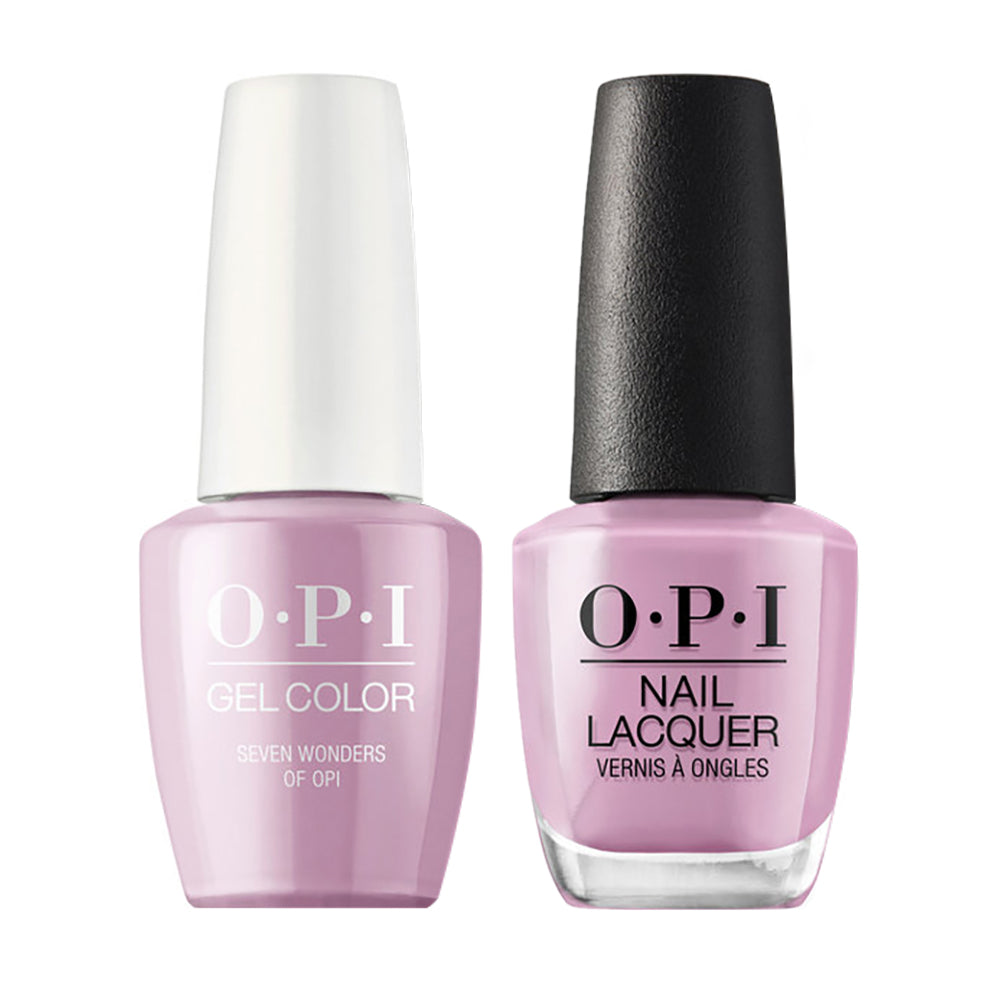 OPI Gel Nail Polish Duo - P32 Seven Wonders of OPI - Purple Colors