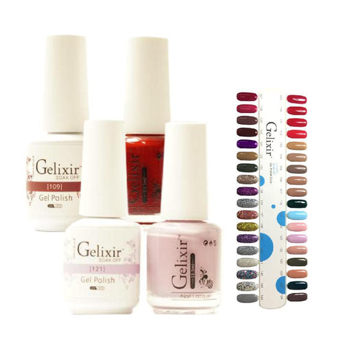  Gelixir Gel & Lacquer Part 4: 109-144 by Gelixir sold by DTK Nail Supply