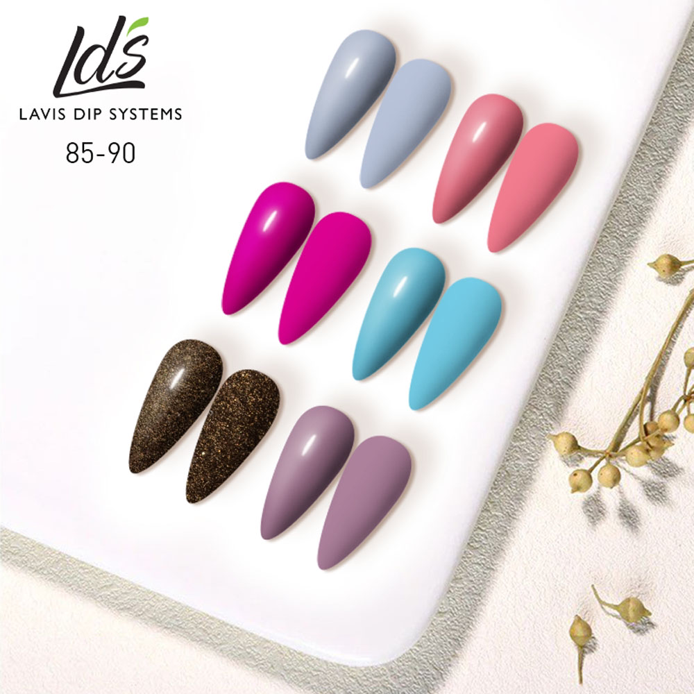 LDS Healthy Nail Lacquer  Set (6 colors): 085 to 090