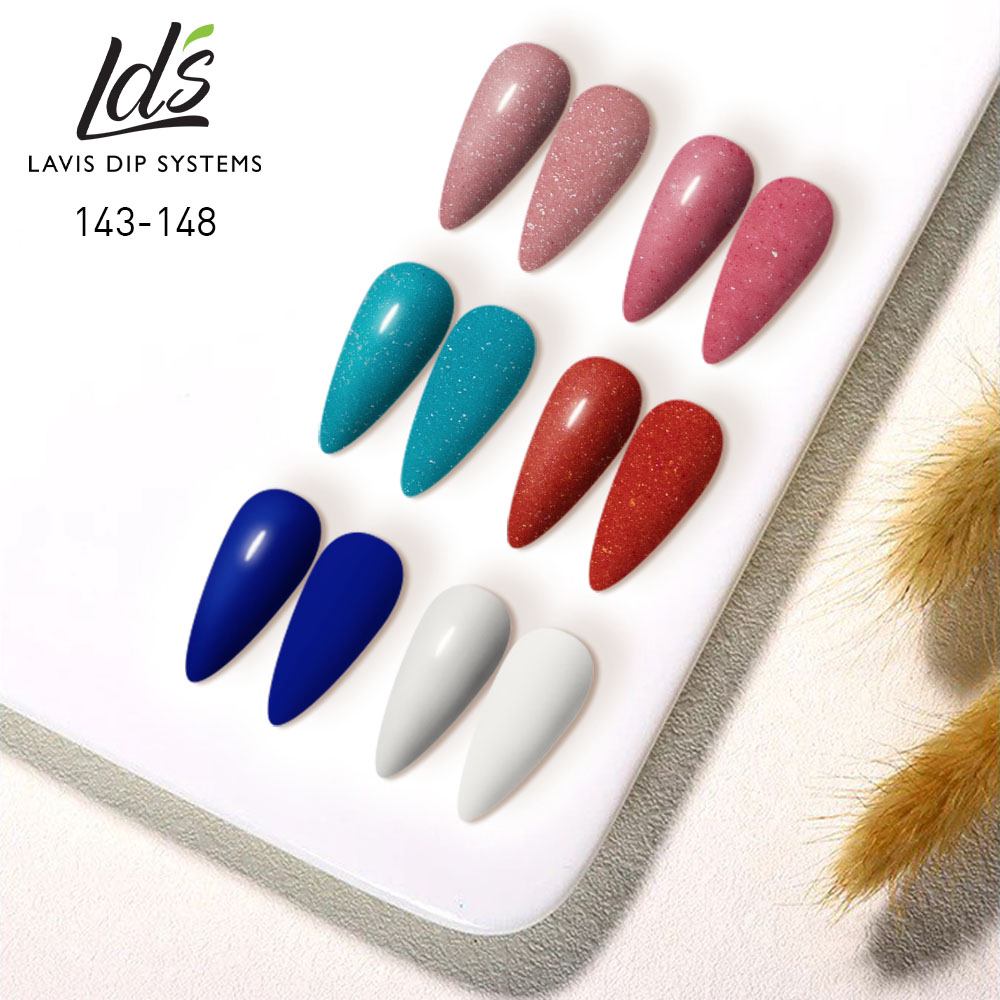 LDS Healthy Nail Lacquer  Set (6 colors): 143 to 148