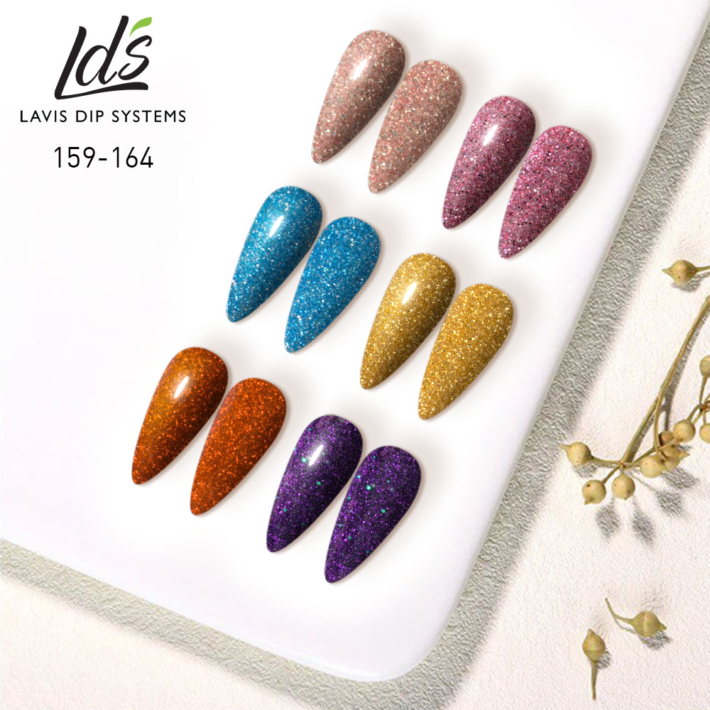 LDS Healthy Nail Lacquer  Set (6 colors): 159 to 164