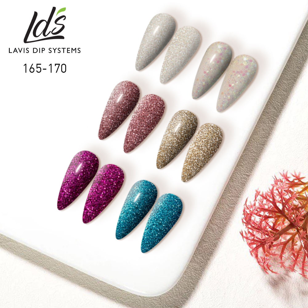 LDS Healthy Nail Lacquer  Set (6 colors): 165 to 170