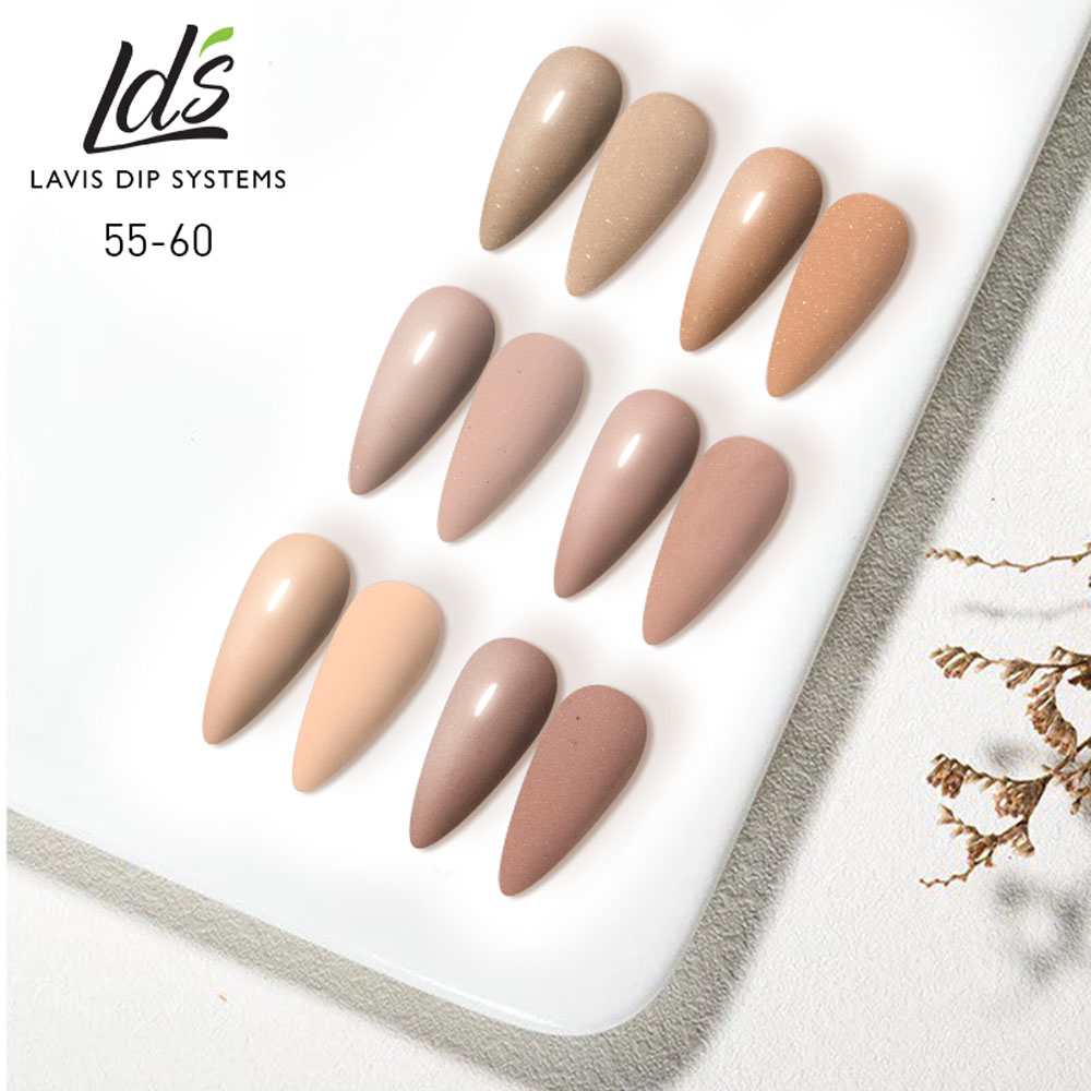 LDS Healthy Nail Lacquer  Set (6 colors): 055 to 060