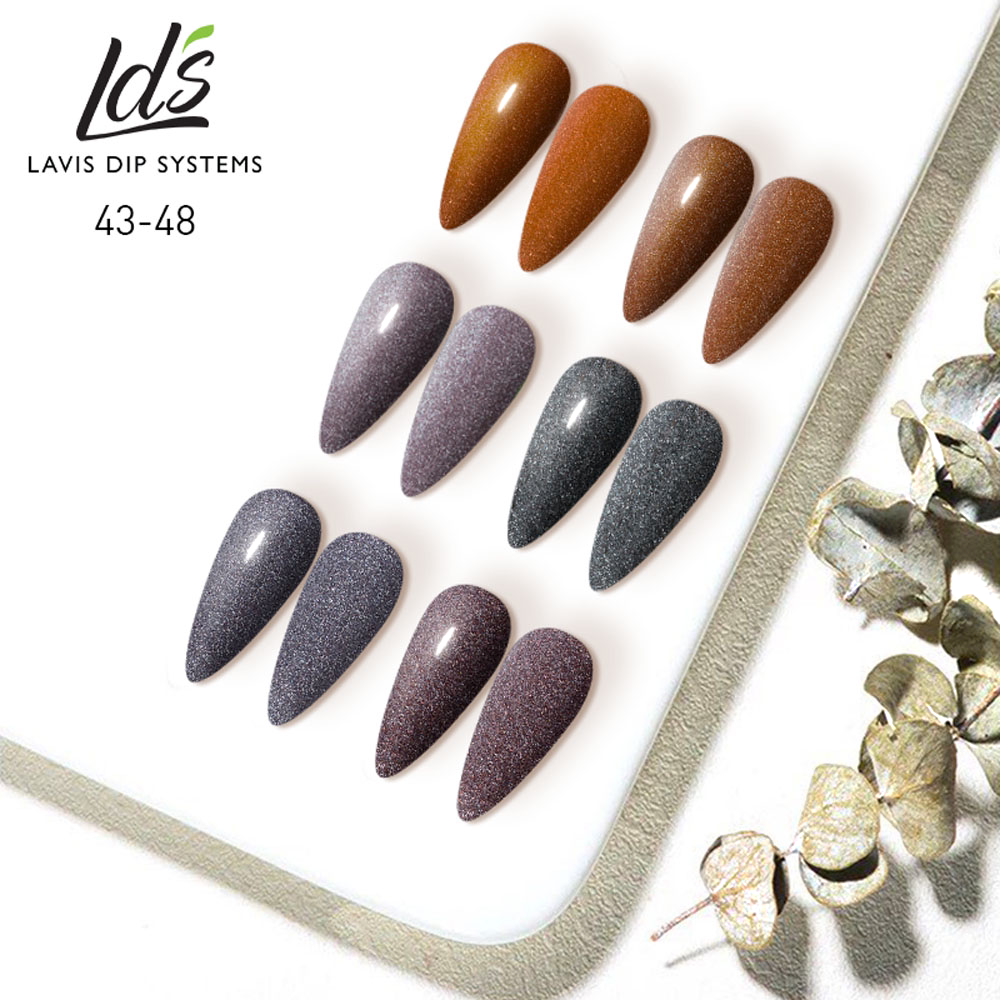 LDS Healthy Nail Lacquer  Set (6 colors): 043 to 048