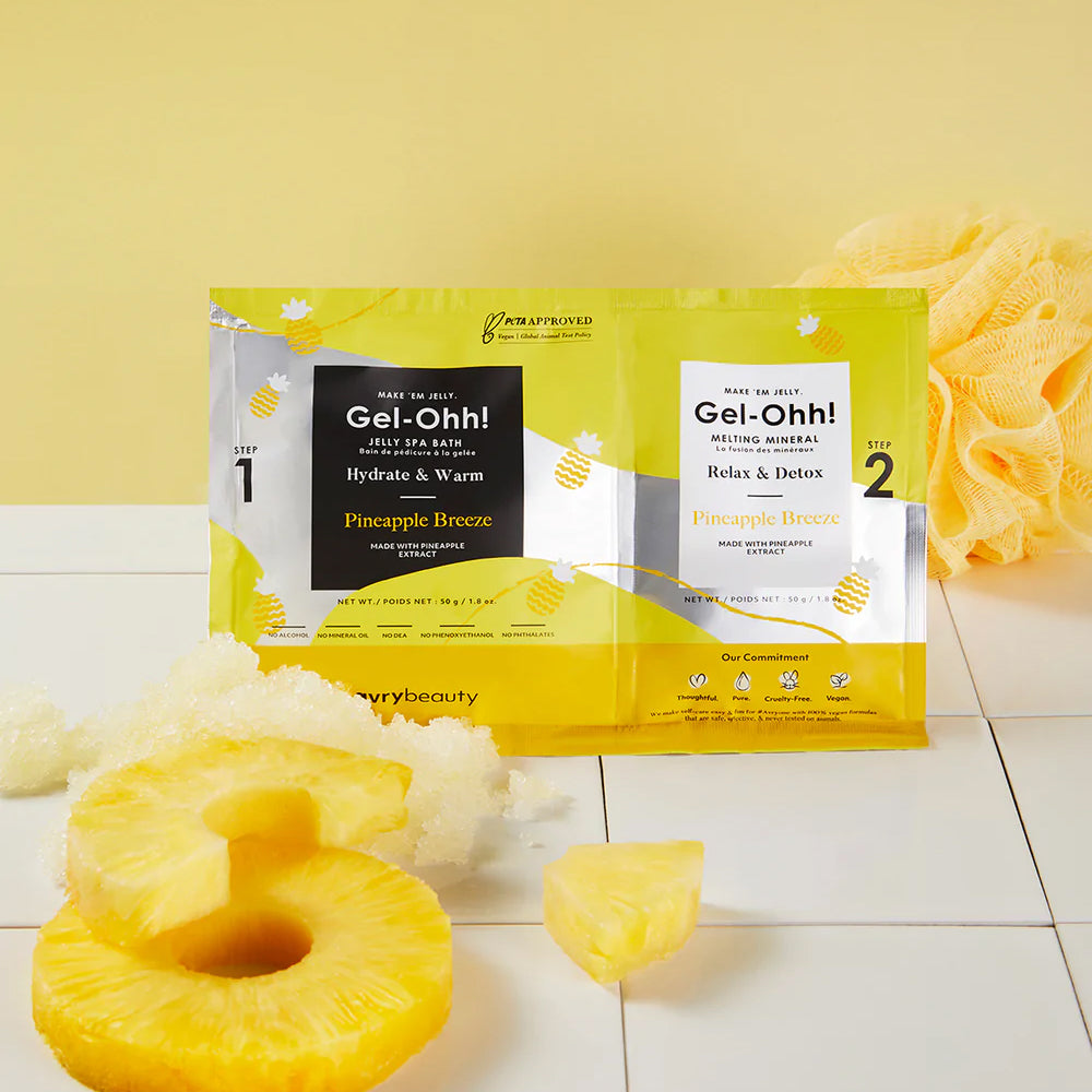 AVRY BEAUTY - Gel-Ohh! Jelly Spa Bath - Pineapple Breeze