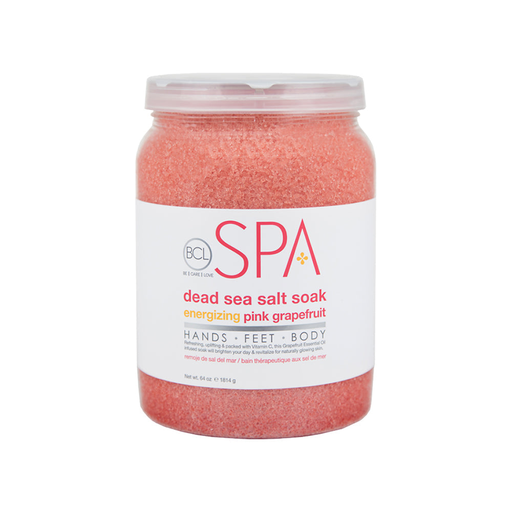 BCL Spa Dead Sea Salt Soak - Pink Grapefruit - 64oz
