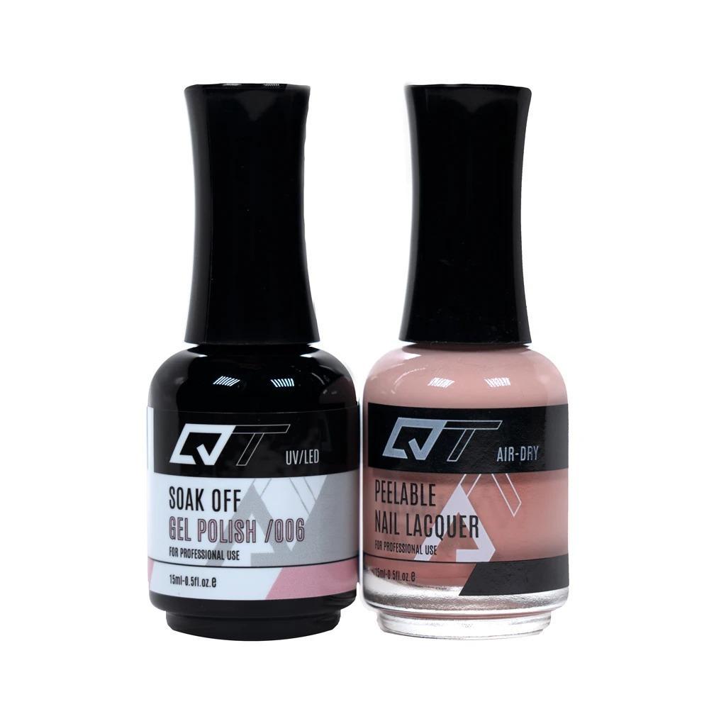  QT 006 - QT Gel Polish & Matching Nail Lacquer Duo Set - 0.5oz by Gelixir sold by DTK Nail Supply