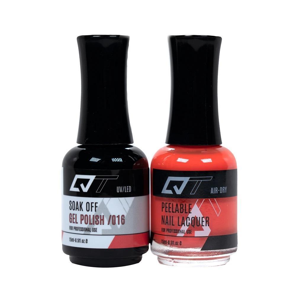  QT 016 - QT Gel Polish & Matching Nail Lacquer Duo Set - 0.5oz by QT sold by DTK Nail Supply
