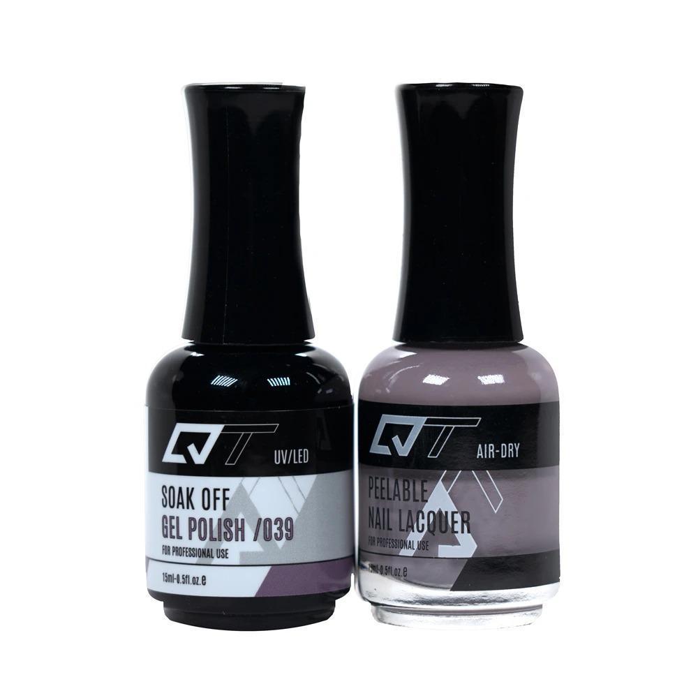  QT 039 - QT Gel Polish & Matching Nail Lacquer Duo Set - 0.5oz by Gelixir sold by DTK Nail Supply
