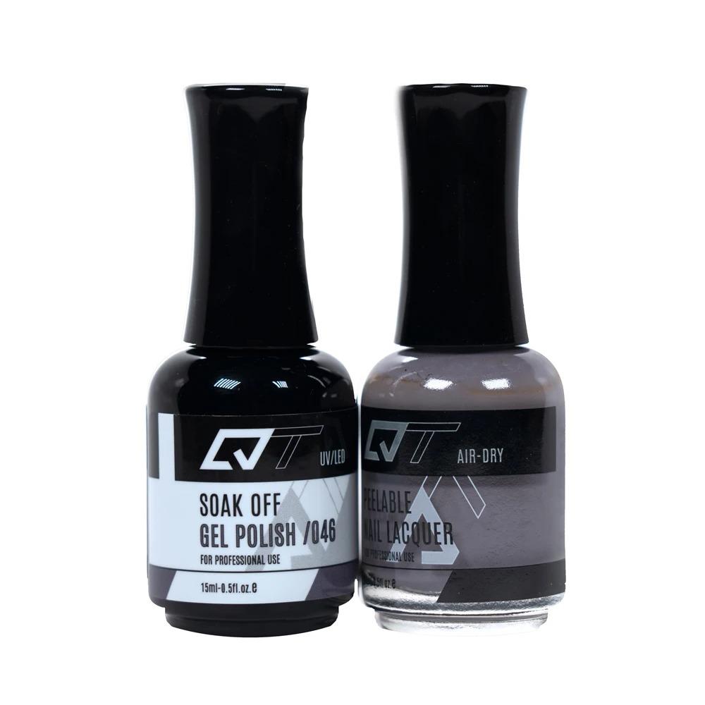  QT 046 - QT Gel Polish & Matching Nail Lacquer Duo Set - 0.5oz by Gelixir sold by DTK Nail Supply