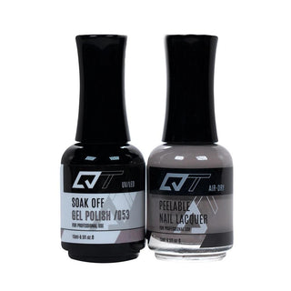  QT 053 - QT Gel Polish & Matching Nail Lacquer Duo Set - 0.5oz by Gelixir sold by DTK Nail Supply