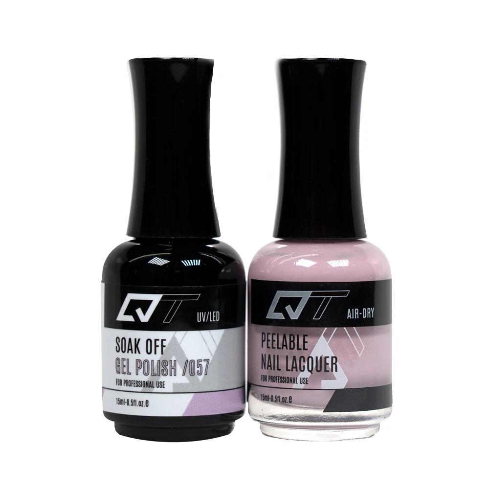  QT 057 - QT Gel Polish & Matching Nail Lacquer Duo Set - 0.5oz by Gelixir sold by DTK Nail Supply