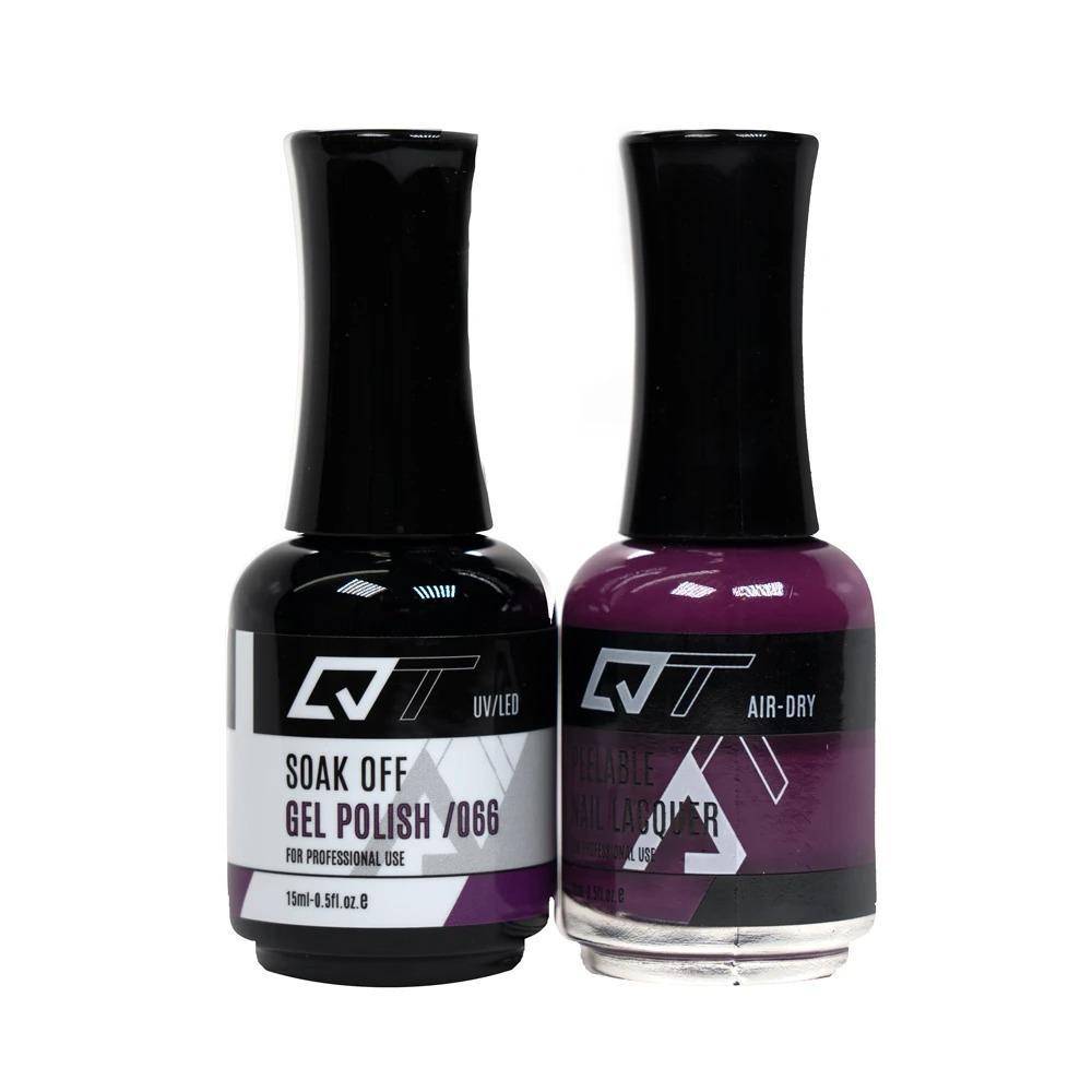  QT 066 - QT Gel Polish & Matching Nail Lacquer Duo Set - 0.5oz by Gelixir sold by DTK Nail Supply