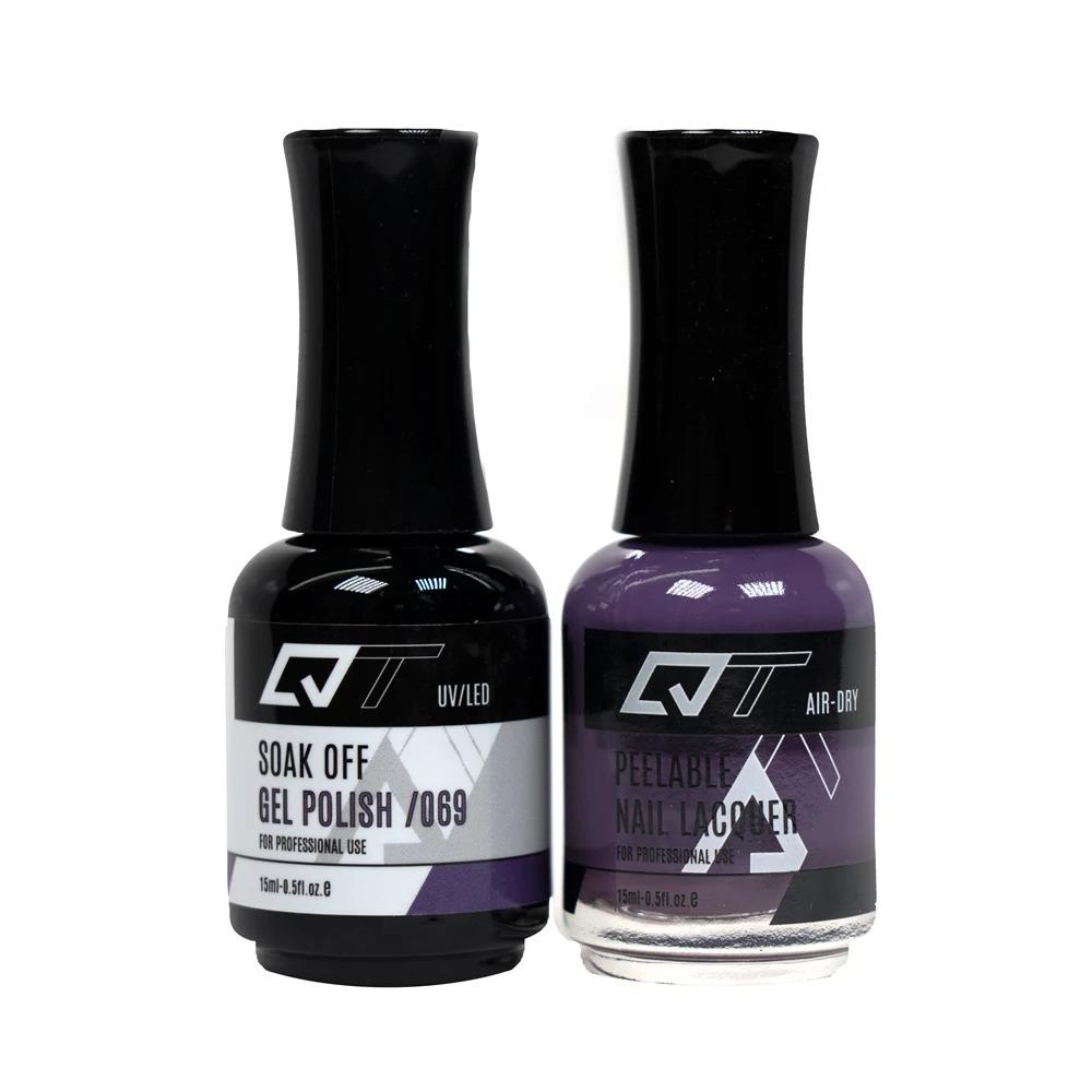  QT 069 - QT Gel Polish & Matching Nail Lacquer Duo Set - 0.5oz by Gelixir sold by DTK Nail Supply