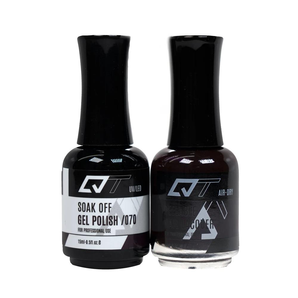 QT 070 - QT Gel Polish & Matching Nail Lacquer Duo Set - 0.5oz by Gelixir sold by DTK Nail Supply
