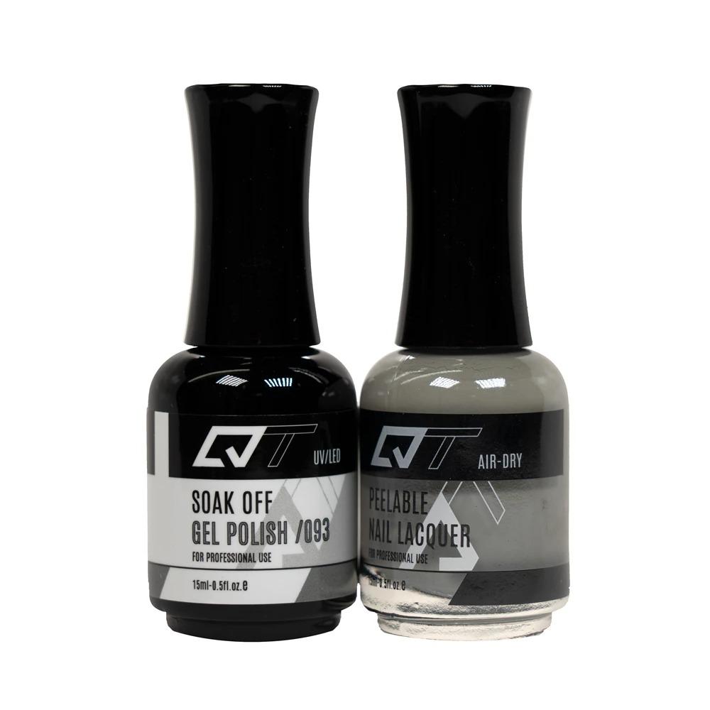  QT 093 - QT Gel Polish & Matching Nail Lacquer Duo Set - 0.5oz by Gelixir sold by DTK Nail Supply