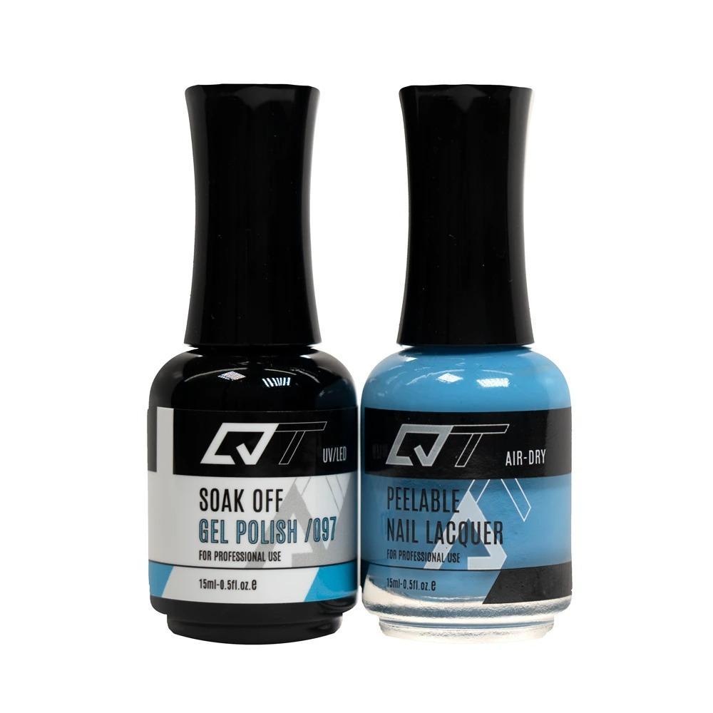  QT 097 - QT Gel Polish & Matching Nail Lacquer Duo Set - 0.5oz by Gelixir sold by DTK Nail Supply