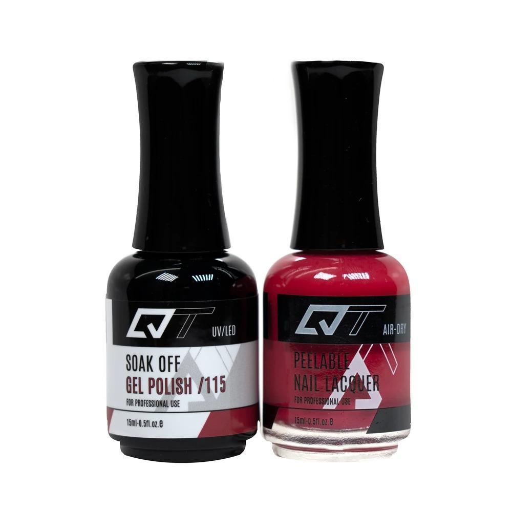  QT 115 - QT Gel Polish & Matching Nail Lacquer Duo Set - 0.5oz by Gelixir sold by DTK Nail Supply