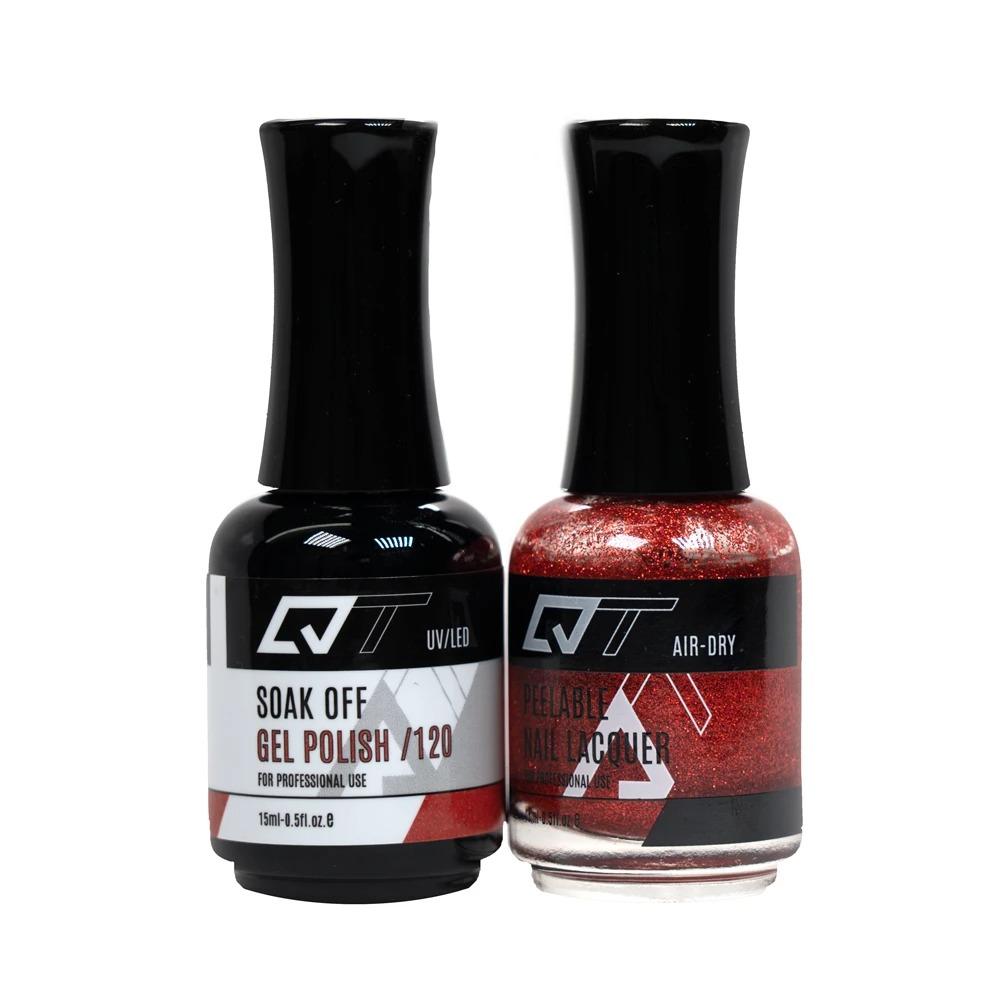  QT 120 - QT Gel Polish & Matching Nail Lacquer Duo Set - 0.5oz by Gelixir sold by DTK Nail Supply