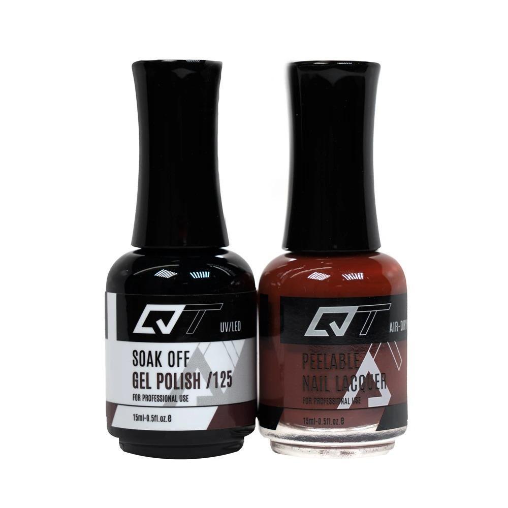  QT 125 - QT Gel Polish & Matching Nail Lacquer Duo Set - 0.5oz by Gelixir sold by DTK Nail Supply