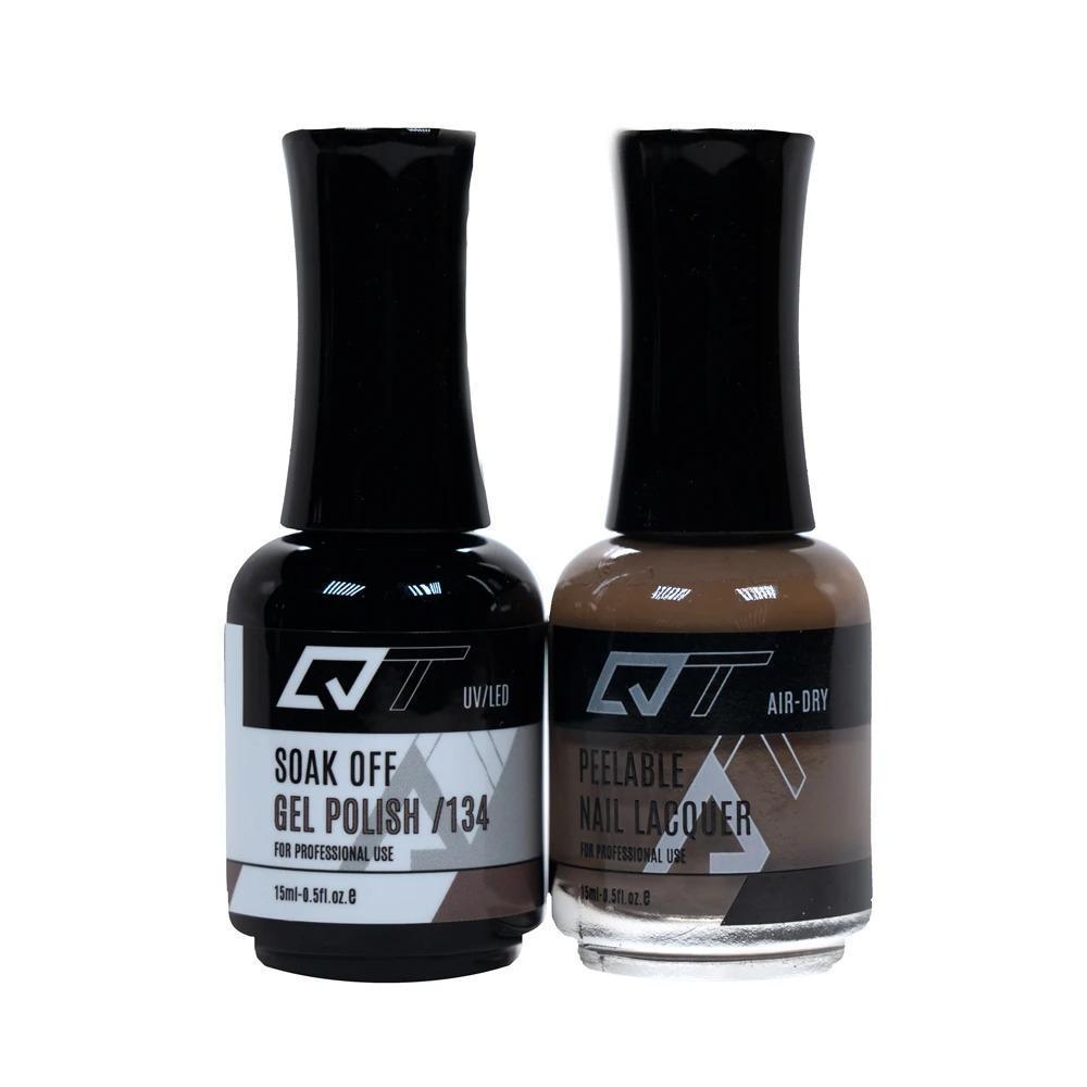  QT 134 - QT Gel Polish & Matching Nail Lacquer Duo Set - 0.5oz by Gelixir sold by DTK Nail Supply