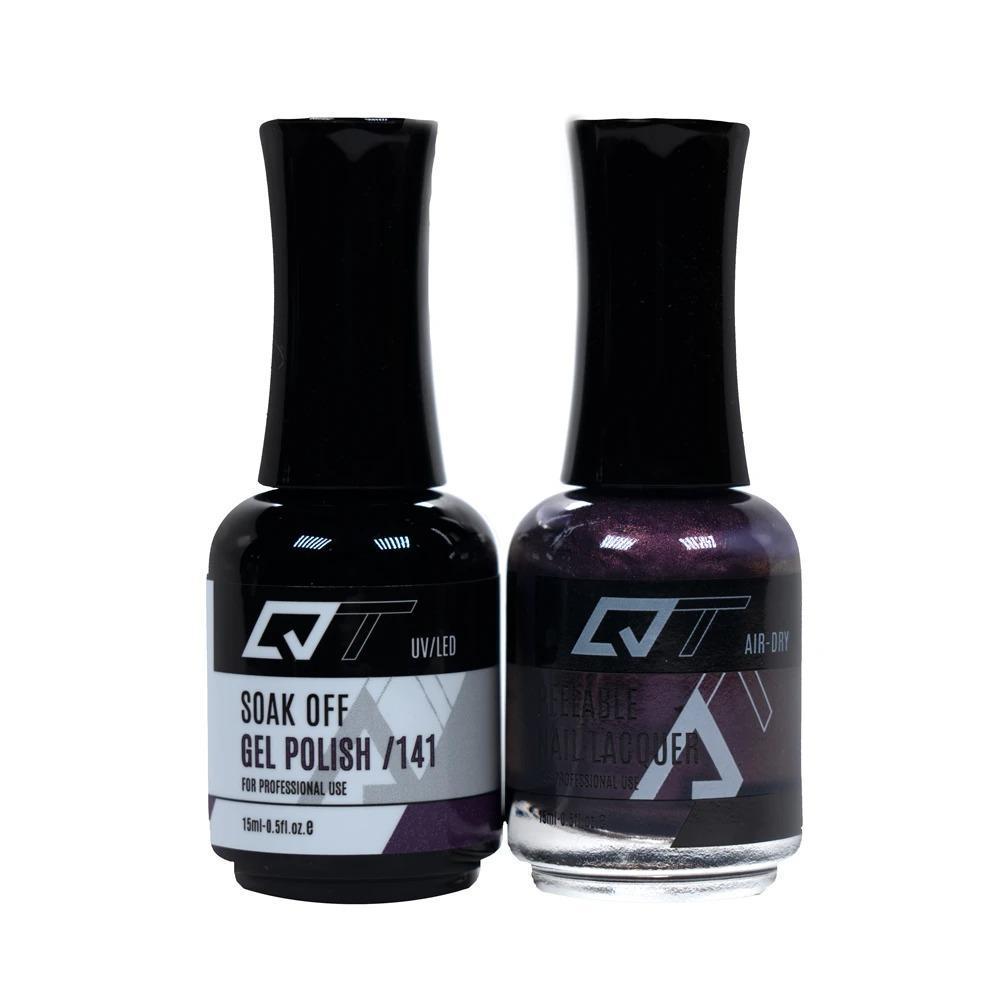  QT 141 - QT Gel Polish & Matching Nail Lacquer Duo Set - 0.5oz by Gelixir sold by DTK Nail Supply