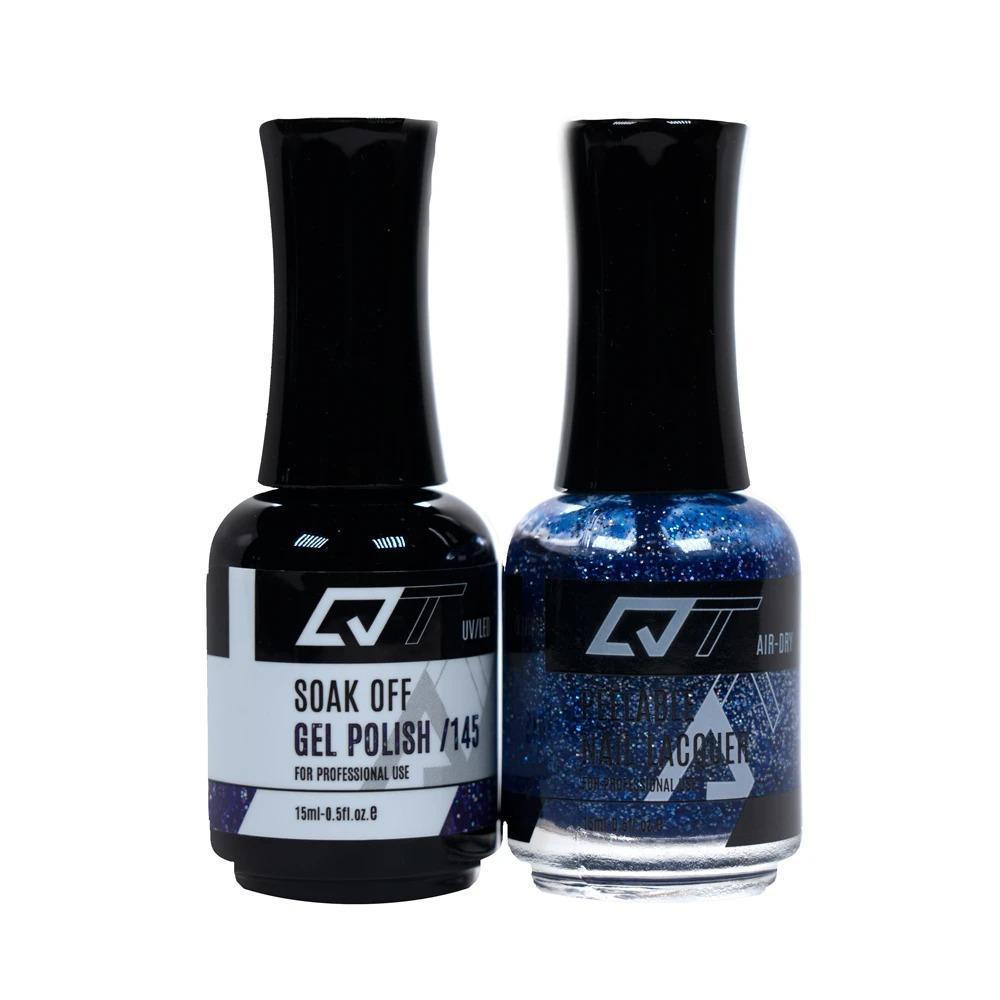  QT 145 - QT Gel Polish & Matching Nail Lacquer Duo Set - 0.5oz by Gelixir sold by DTK Nail Supply