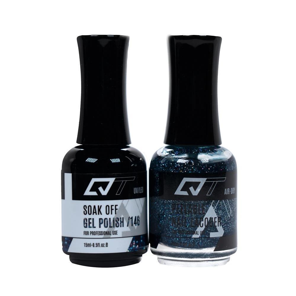  QT 146 - QT Gel Polish & Matching Nail Lacquer Duo Set - 0.5oz by Gelixir sold by DTK Nail Supply