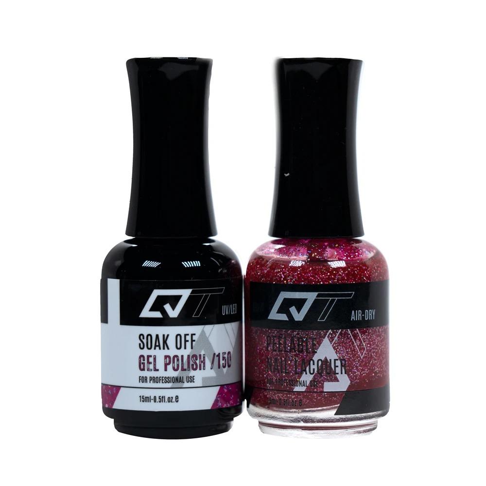  QT 150 - QT Gel Polish & Matching Nail Lacquer Duo Set - 0.5oz by Gelixir sold by DTK Nail Supply
