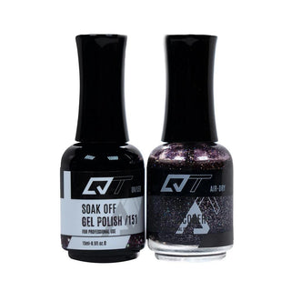  QT 151 - QT Gel Polish & Matching Nail Lacquer Duo Set - 0.5oz by Gelixir sold by DTK Nail Supply