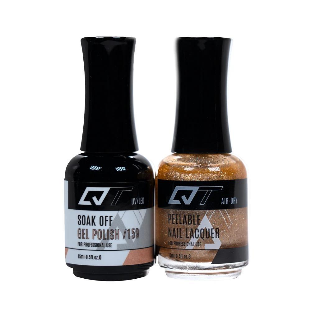  QT 159 - QT Gel Polish & Matching Nail Lacquer Duo Set - 0.5oz by Gelixir sold by DTK Nail Supply