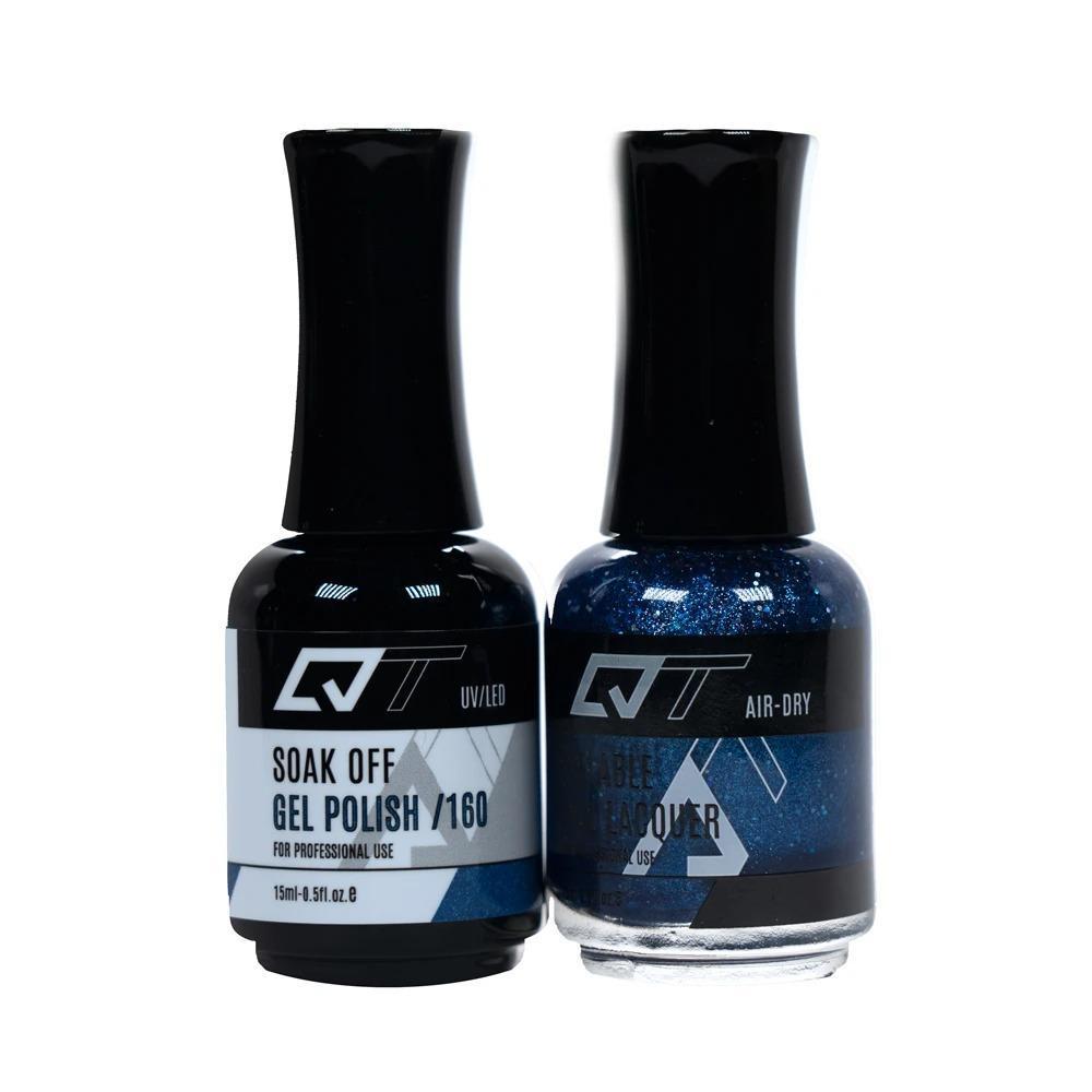  QT 160 - QT Gel Polish & Matching Nail Lacquer Duo Set - 0.5oz by Gelixir sold by DTK Nail Supply