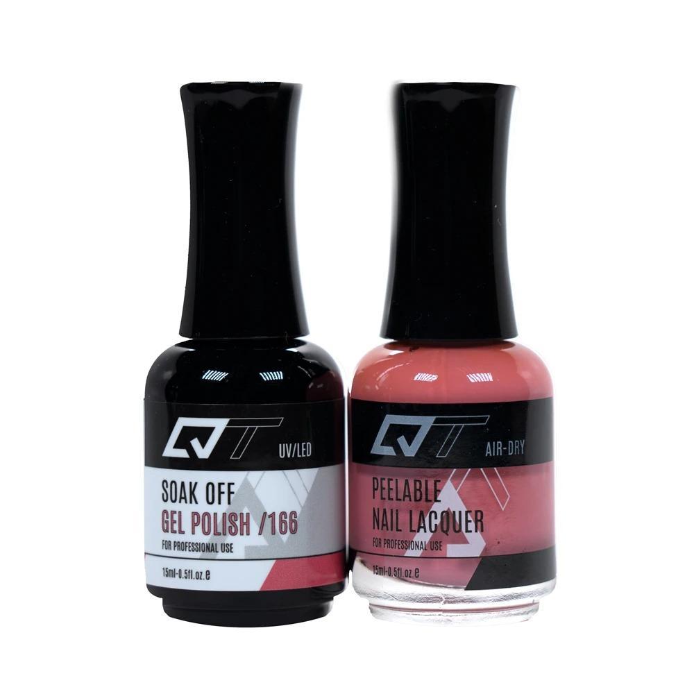  QT 166 - QT Gel Polish & Matching Nail Lacquer Duo Set - 0.5oz by Gelixir sold by DTK Nail Supply
