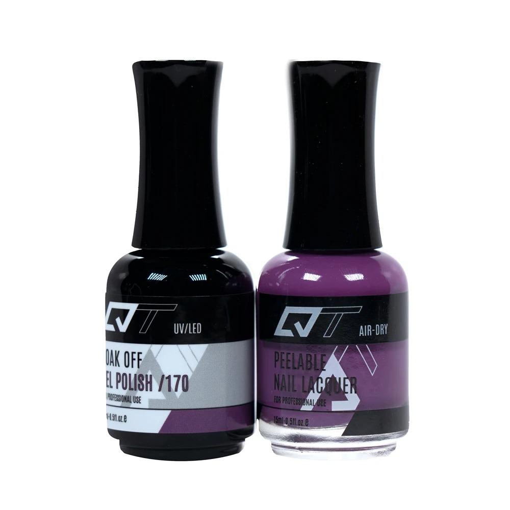  QT 170 - QT Gel Polish & Matching Nail Lacquer Duo Set - 0.5oz by Gelixir sold by DTK Nail Supply