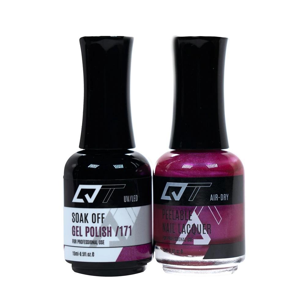  QT 171 - QT Gel Polish & Matching Nail Lacquer Duo Set - 0.5oz by Gelixir sold by DTK Nail Supply