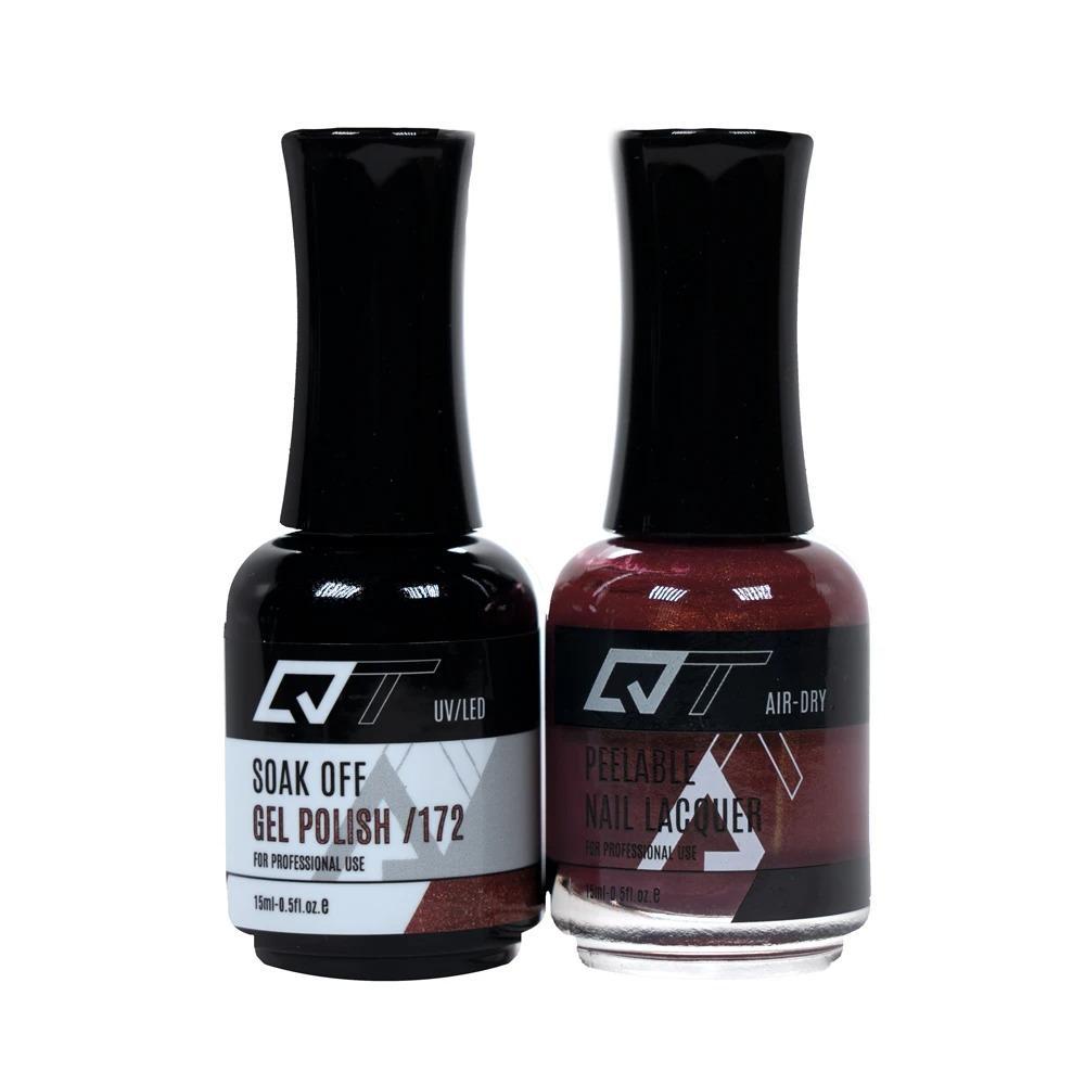  QT 172 - QT Gel Polish & Matching Nail Lacquer Duo Set - 0.5oz by Gelixir sold by DTK Nail Supply